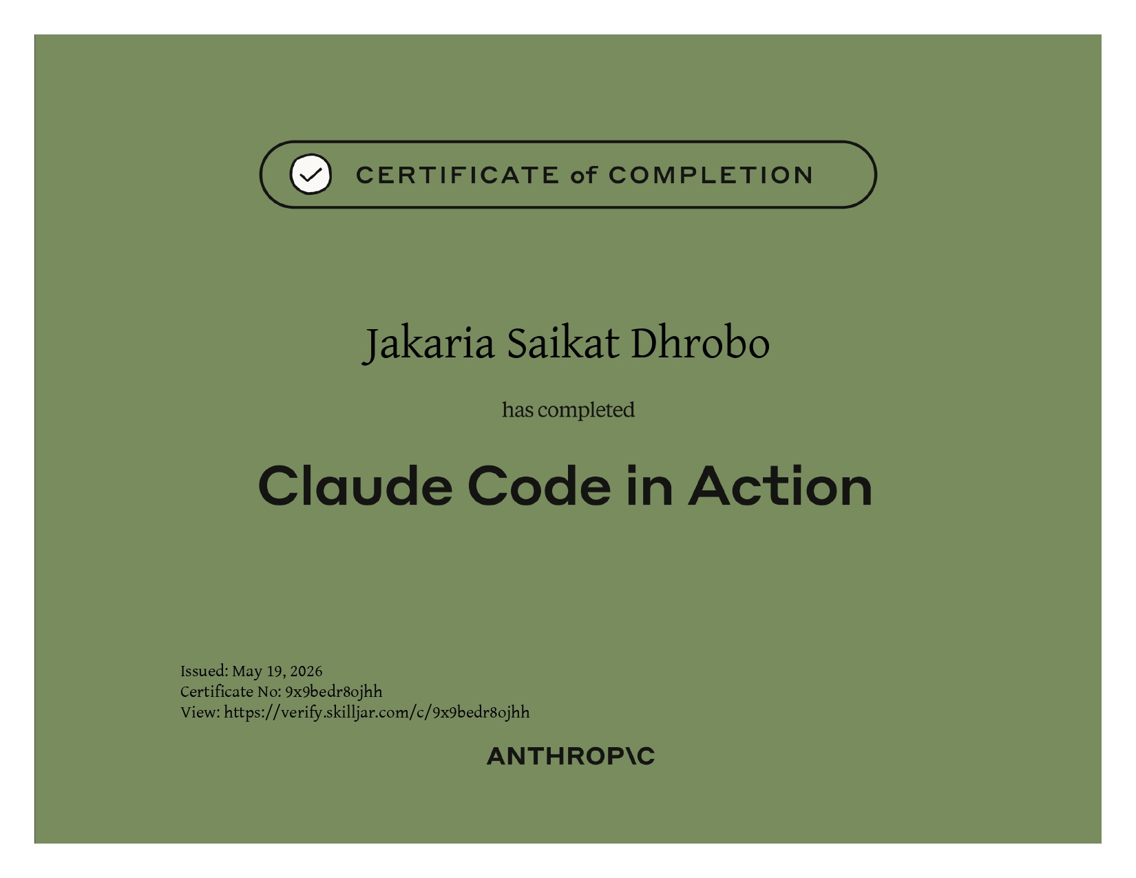 Claude Code Certification